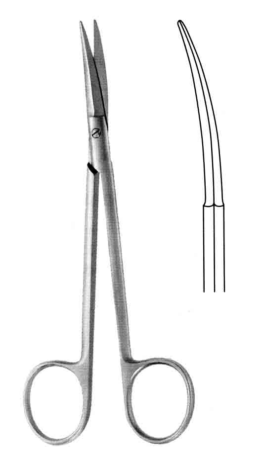 PECK-JOSEPH MAKAS SİYAH SAPLI EĞRİ 14CM 